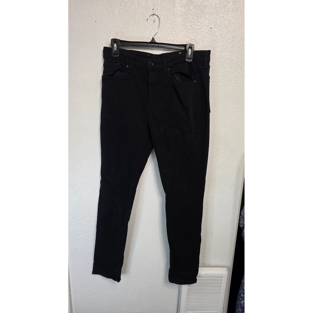 Rag & Bone Cate Mid-Rise Skinny Jeans Womens 32 Black Excellent